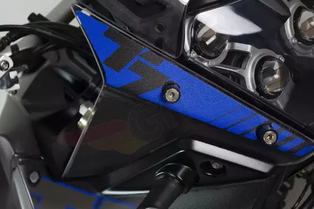 Uniracing Yamaha XTZ 690 blå klistermärkesuppsättning-6