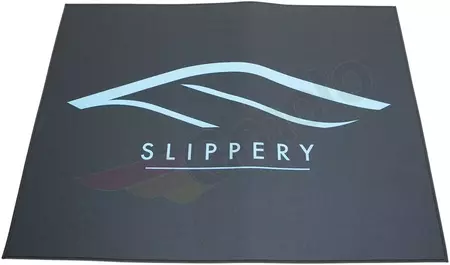 Mata podłogowa chłonna Slippery czarno niebieska  - HC80100SLIPPERY