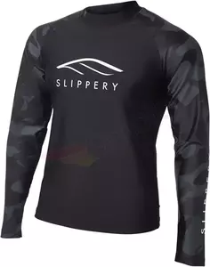 Koszulka termoaktywna z długim rękawem Slippery L czarna  - 3250-0131