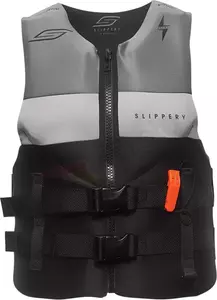 Gilet Slippery Surge nero e grigio S - 142441-70102021