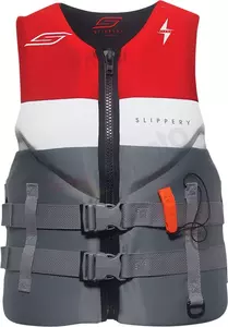 Slippery Surge vest rood grijs S - 142441-10002021