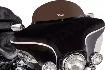 "Slipstreamer" priekinis motociklo stiklas 20,5 cm tamsus - S-135-8DS