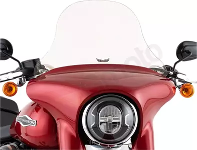 "Slipstreamer" 25,4 cm tamsintas motociklo priekinis stiklas - T-239-10