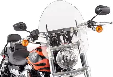 "Slipstreamer" motociklo priekinis stiklas 38 cm skaidrus-2