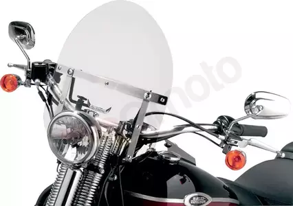 "Slipstreamer" motociklo priekinis stiklas 38 cm skaidrus-3