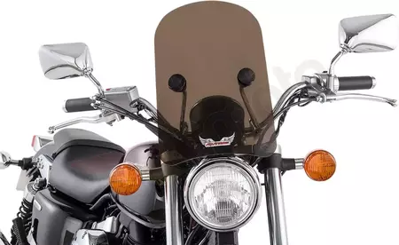 Slipstreamer Motorrad Windschutzscheibe 35,5 cm dunkel-3