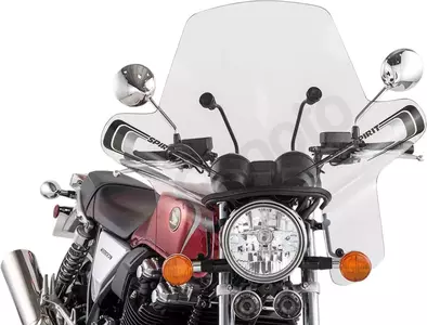 Slipstreamer motorcykelforrude 53,5 cm gennemsigtig - S-02-C