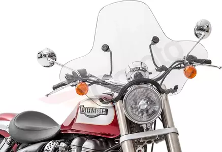 Vindruta för motorcykel Slipstreamer 49,5 cm transparent - S-05-C
