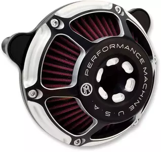 Performance Machine Max HP luchtfilterset zwart - 0206-2078-BM