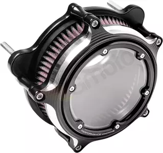 Caixa do filtro de ar da série Performance Machine Vision preta - 0206-2156-BM