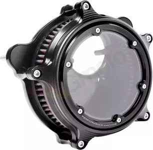 Carcasa del filtro de aire negro de la serie Performance Machine Vision - 0206-2156-SMB