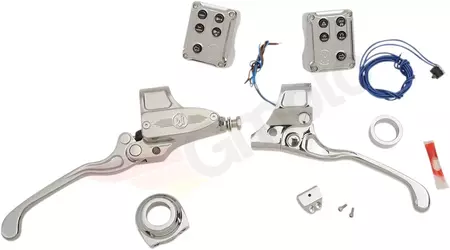 Комплект хромирани лостове за спирачки и съединител на Performance Machine - 0062-4021-CH