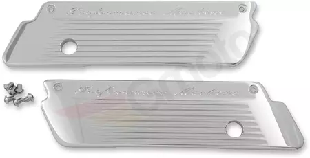 Tapas de cierre de maletero Performance Machine cromadas - 0200-2001-CH