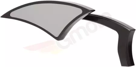 PYBN Juego de espejos retrovisores laterales de aluminio anodizado negro - PMP-B