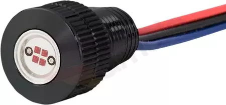 LED PYBN stabdžių / važiavimo / posūkių signalų rinkinys blizgios juodos spalvos - BOLTS-AMB-B