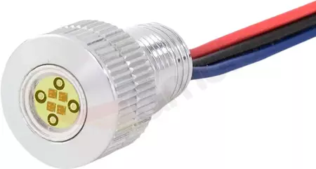 LED diody PYBN brzdová / jízdní / směrová světla sada bílá - BOLTS-DRL-S
