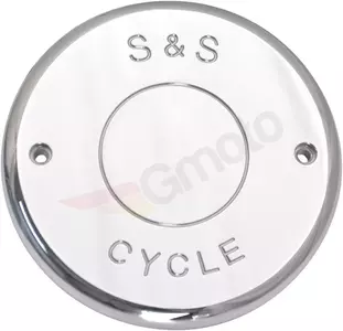 Capacul filtrului de aer Nostalgic Script S&S Cycle chrome - 170-0239