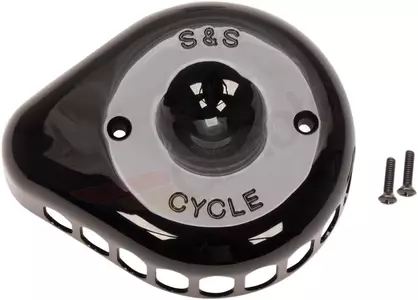 Kryt vzduchového filtra slza Mini Teardrop S&S Cycle lesklá čierna - 170-0366