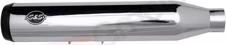 Silenziatore Slip-on Grand National EC S&S Cycle cromo + puntale nero - 550-0825
