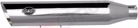 Silenciador deslizante Slash-Cut EC Euro 4 com extremidade de corte S&S Cycle cromada - 550-0822