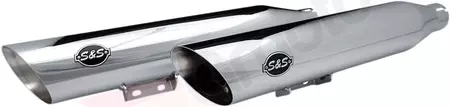 Silenziatori slip-on Slash-Cut 50 State cut ends S&S Cycle chrome - 550-0756A