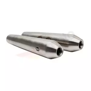 Marmitte coniche in acciaio inox Slip On 650 Twins S&S Cycle - 550-0770