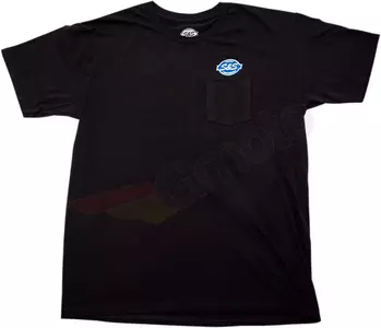 Pocket S&S Cycle T-shirt för herrar - svart S - 510-0616