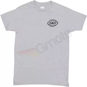 Stroker S&S Cycle T-shirt för män - grå M-1