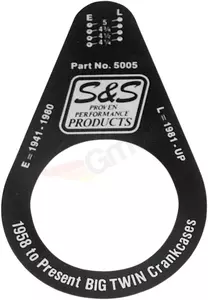 S&S Cycle μετρητής διακένου παξιμαδιού στροφαλοφόρου άξονα - 53-0005