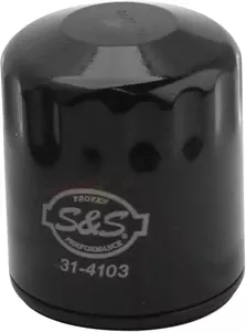Olejový filtr S&S Cycle černý - 31-4103A
