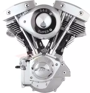Kompletní motor SH103H Shovelhead Alternátor S&S Cycle černý - 31-9919