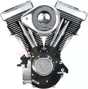 Kompletter Motor V80 Wrinkle Black S&S Cycle schwarz - 310-0238