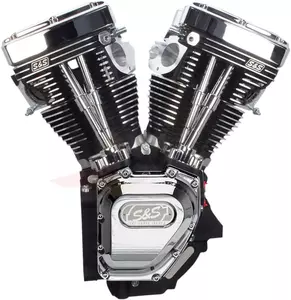 Kompletan motor T143 S&amp;S Cycle, crni - 310-0737A