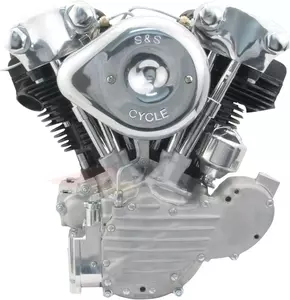 T143 complete motor met E-Carb S&S Cycle carburateur zwart - 310-0827