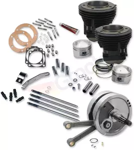 93'' Big Bore Stroker Engine Kit S&S Cycle nero lucido - 91-9126