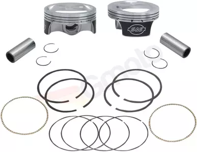 Pistons complets 103'' + .005'' Haute Compression Hot Set Up Kit Standard S&S Cycle - 106-0433