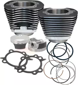 Twin-Cam 106'' Big Bore S&S Cycle cylinder kit black - 910-0206