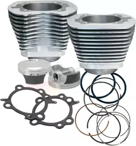 Twin-Cam 106'' Big Bore S&S Cycle silver cylinder kit - 910-0202