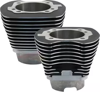 124'' Big Bore Wrinkle S&S Cycle cilindru komplekts melns - 910-0401