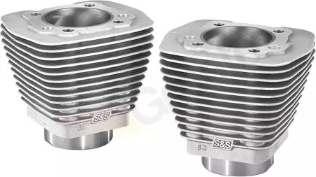 Set de cilindri 3.5'' alezaj Evo S&S Cycle argintiu - 91-7210