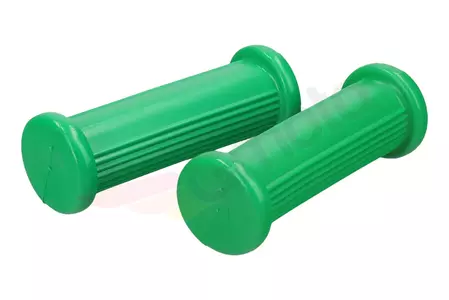 Bestuurdersvoetsteun rubber groen 2 stuks origineel ontwerp Simson - 546411