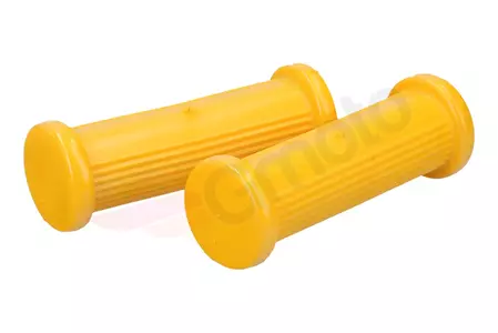 Bestuurdersvoetsteun rubber geel 2 stuks origineel ontwerp Simson - 546412