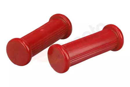 Bestuurdersvoetsteun rubber rood 2 stuks origineel ontwerp Simson-2