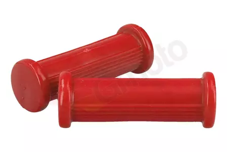 Førerens fodstøtte gummi rød 2 stk originalt design Simson-3