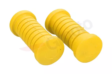 Reposapiés del conductor de goma amarillo 2 piezas nuevo tipo Simson - 546427