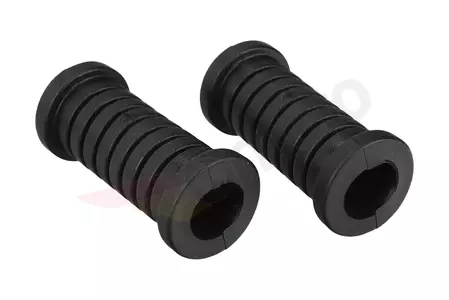 Bestuurdersvoetsteun rubber zwart 2 stuks nieuw type MZ ETZ 150 250 251-2