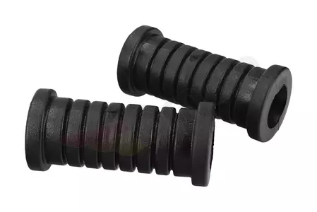 Bestuurdersvoetsteun rubber zwart 2 stuks nieuw type MZ ETZ 150 250 251-3