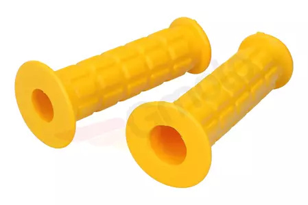 Manetki - gumy kierownicy ciemno żółte para Simson-2