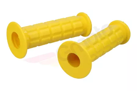 Manetki - gumy kierownicy jasne żółte para Simson-1