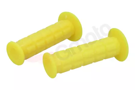 Manetki - gumy kierownicy żółte fluo para Simson-2